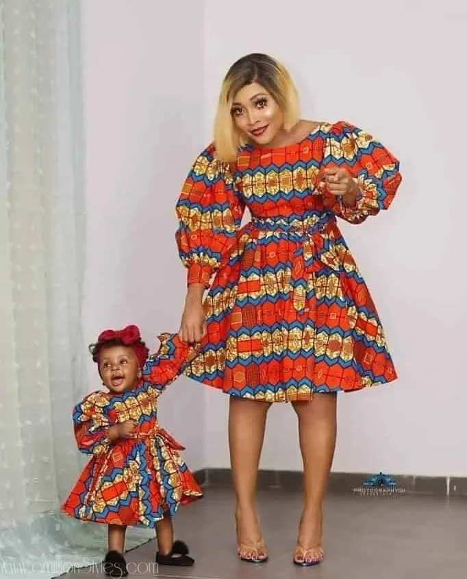 Beautiful Ankara Styles For Mother And Child-Part 2