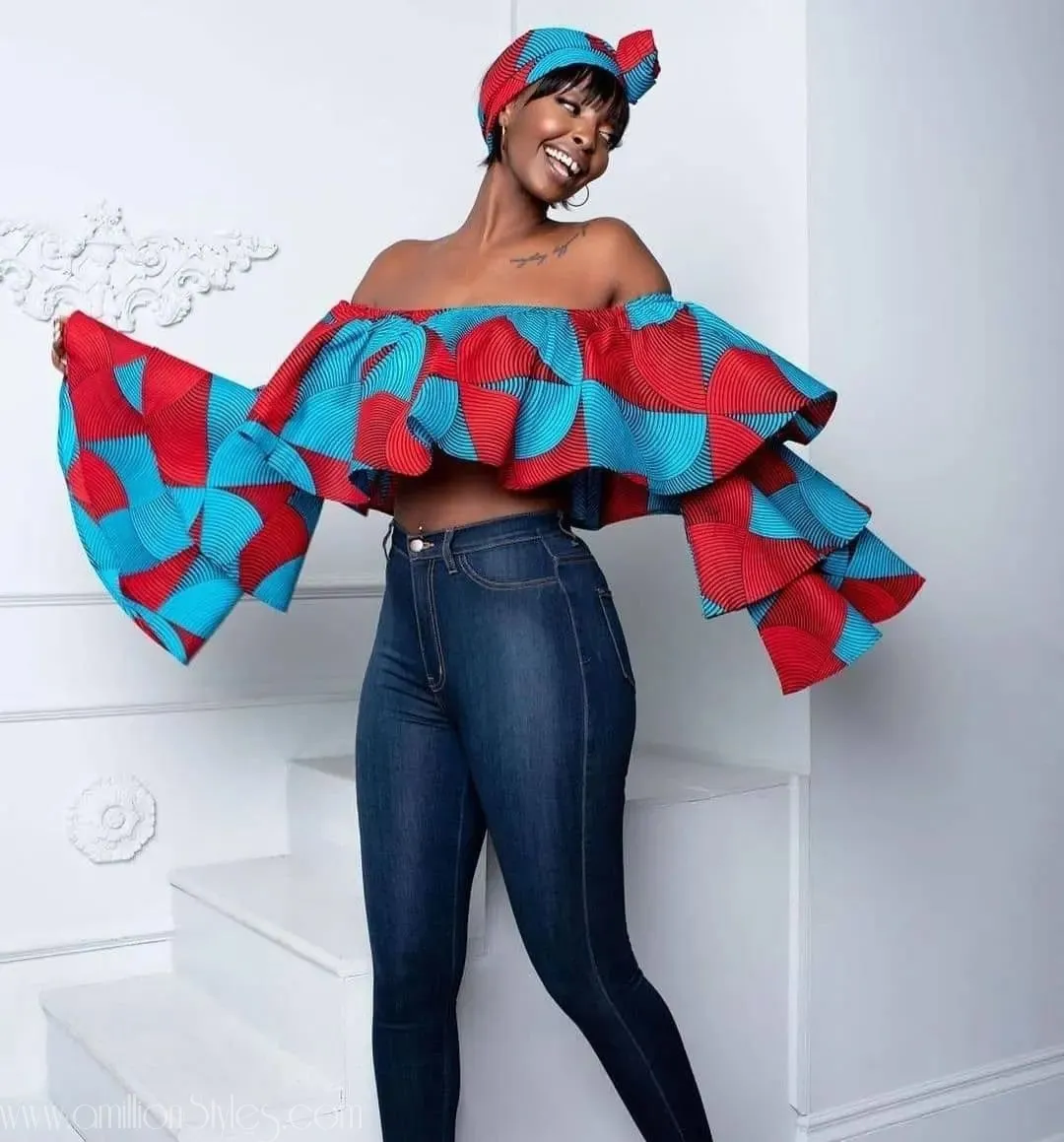 Upgrade Your Wardrobe with These 7 Ankara Blouse Styles