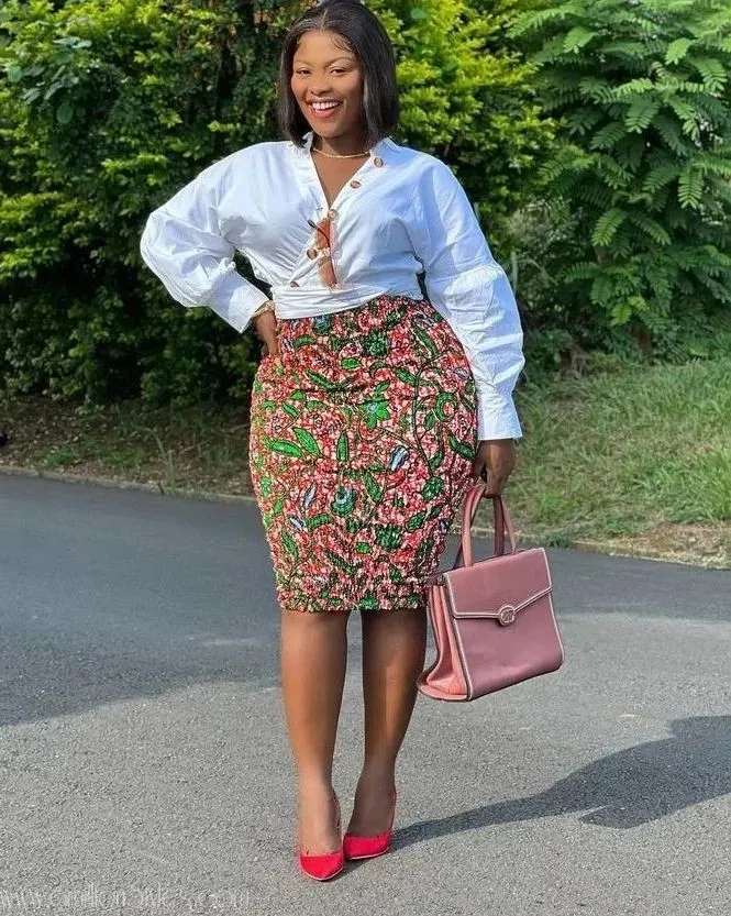 7 Ankara Skirts To Wrap Up March