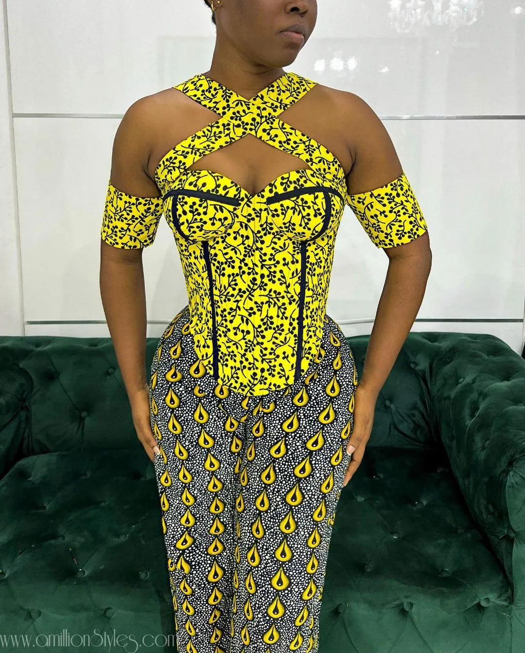 Slay in Ankara: Fashionable Ankara Blouse for Women