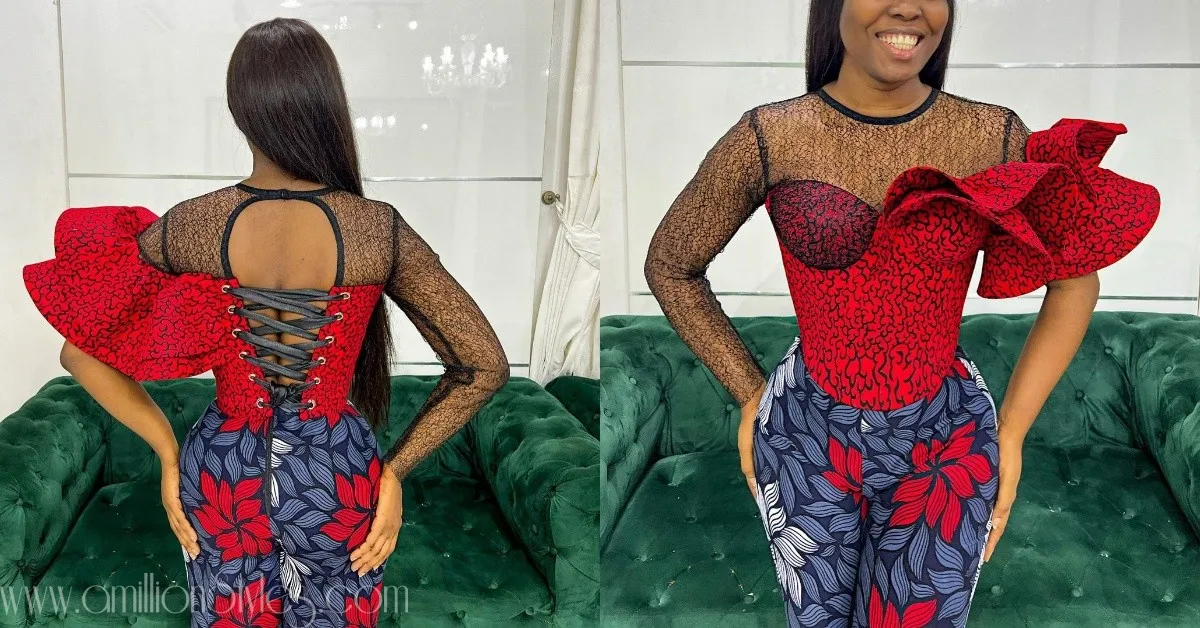 Slay in Ankara: Fashionable Ankara Blouse for Women