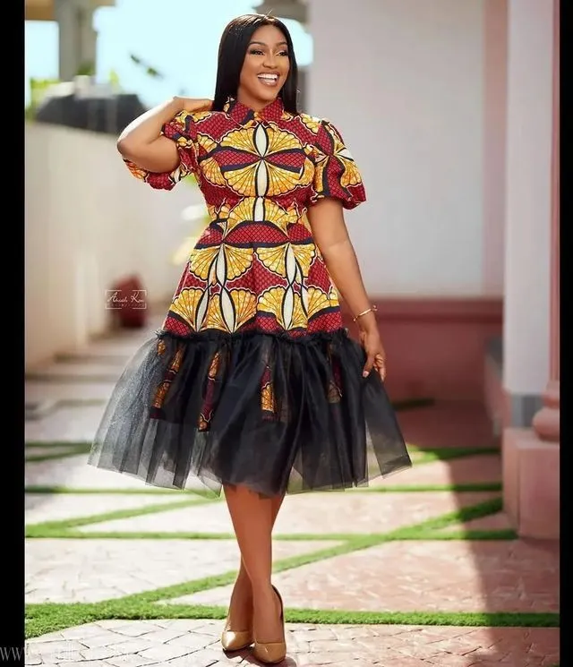 Get Ready to Impress with These Ankara And Tulle Style Ideas