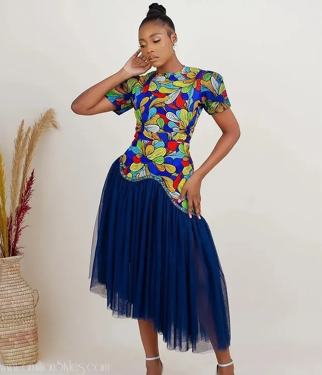Get Ready to Impress with These Ankara And Tulle Style Ideas