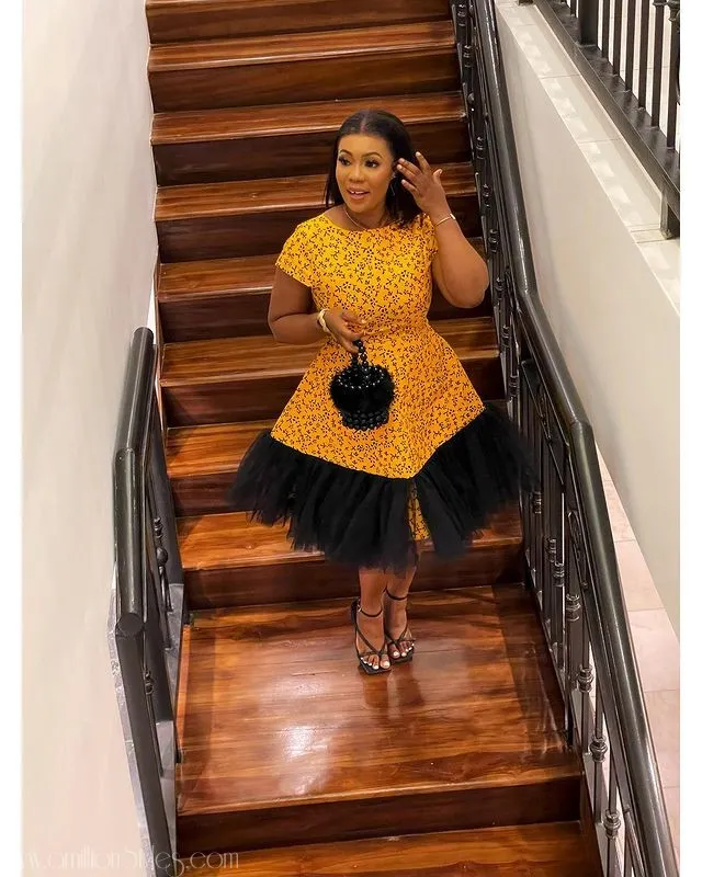 Get Ready to Impress with These Ankara And Tulle Style Ideas