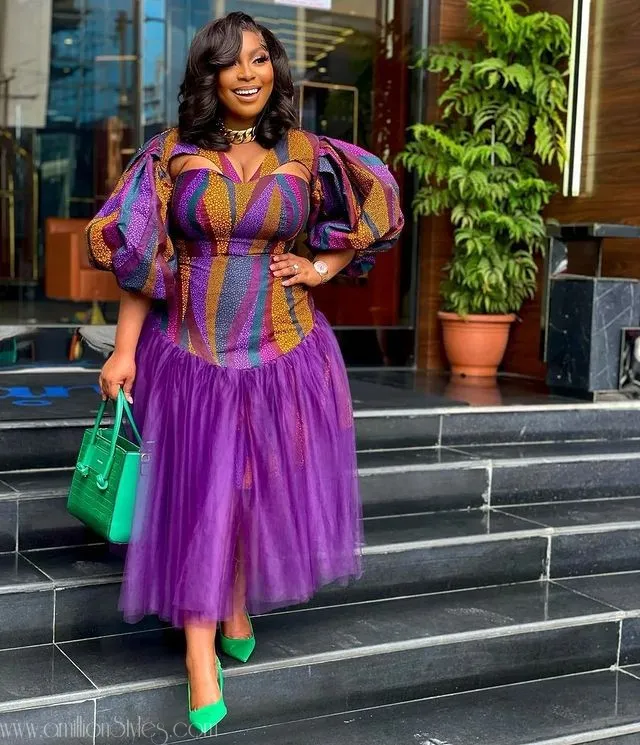 Get Ready to Impress with These Ankara And Tulle Style Ideas