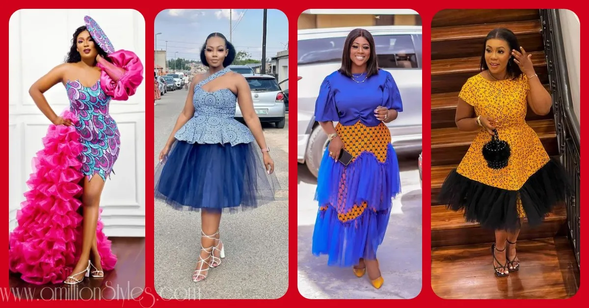 Get Ready to Impress with These Ankara And Tulle Style Ideas