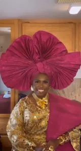 Video: Discover Niniola’s Stunning Gele Style For That Extra Touch of Elegance.