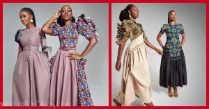 Stylish Ankara And Crepe Mixed Fabric Styles You'll Love
