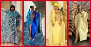 10 Beautiful Rich Aunty Agbada Styles