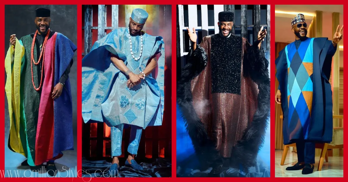 MCM: 7 Times Ebuka Obi-Uchendu Slayed In Agbada Outfits