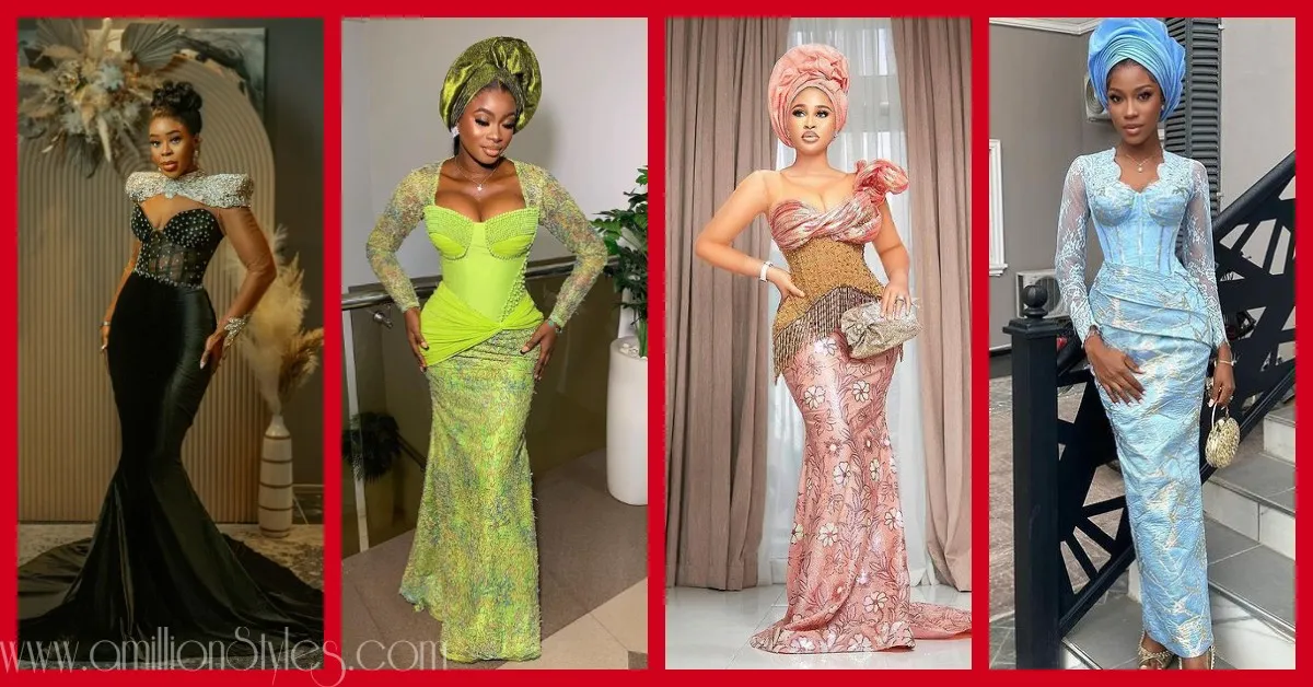 Nigerian Lace Asoebi Styles For Women- Volume 7