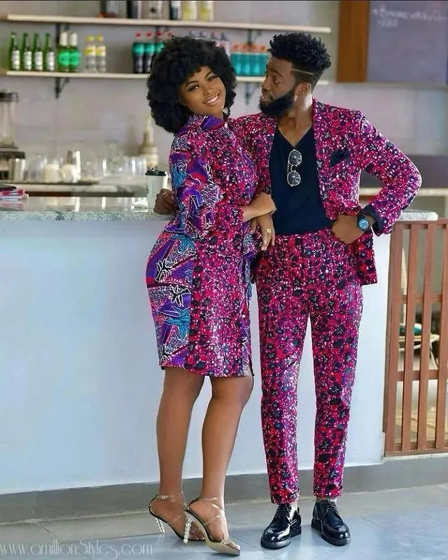 8 Matching Ankara Outfits For Stylish Couples