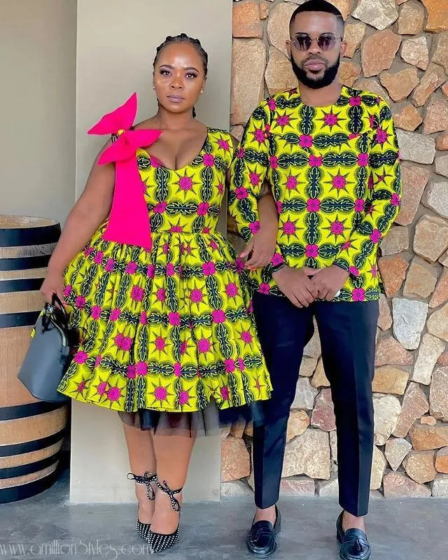 8 Matching Ankara Outfits For Stylish Couples