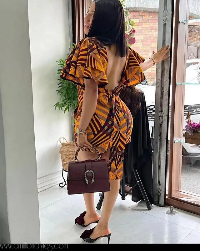 Let’s Hit You With 10 Beautiful Short Ankara Styles