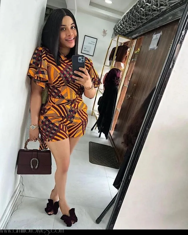 Let’s Hit You With 10 Beautiful Short Ankara Styles