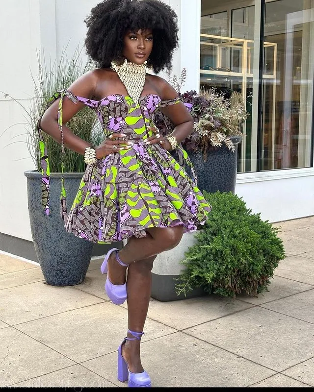 Let’s Hit You With 10 Beautiful Short Ankara Styles
