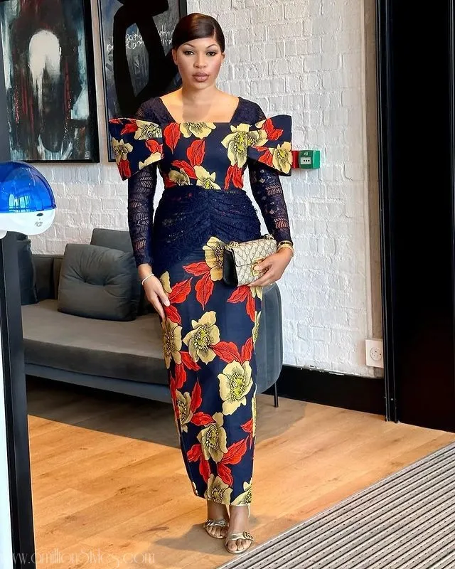 9 Beautiful Ankara And Lace Mix Styles For Women
