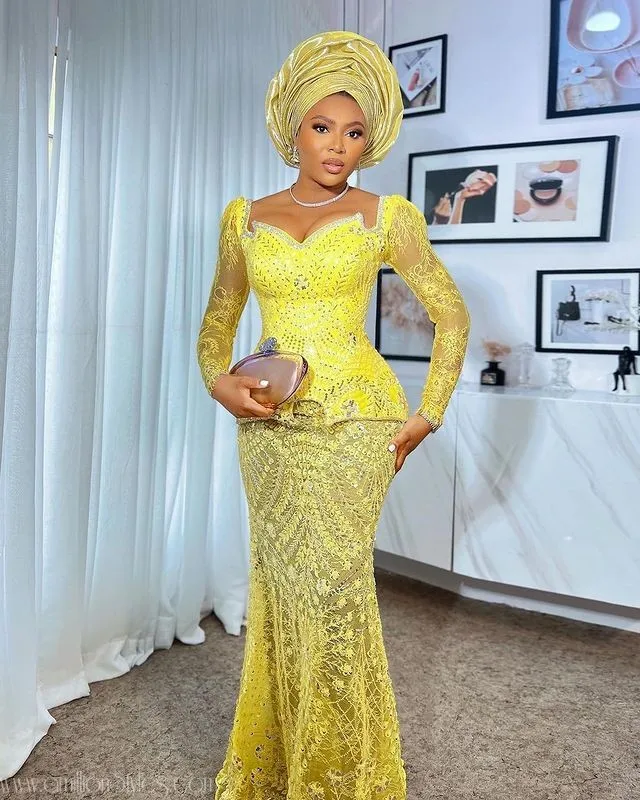 Nigerian Lace Asoebi Styles For Women- Volume 10