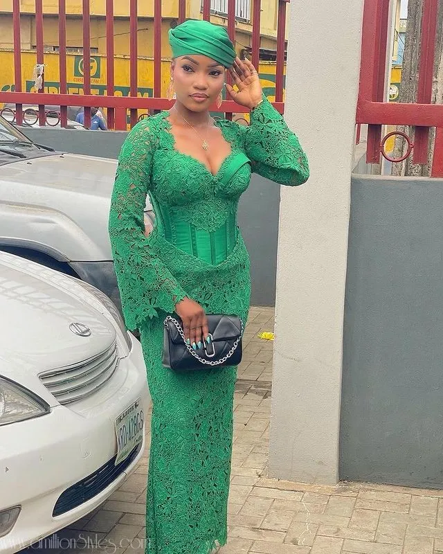 Nigerian Lace Asoebi Styles For Women- Volume 11