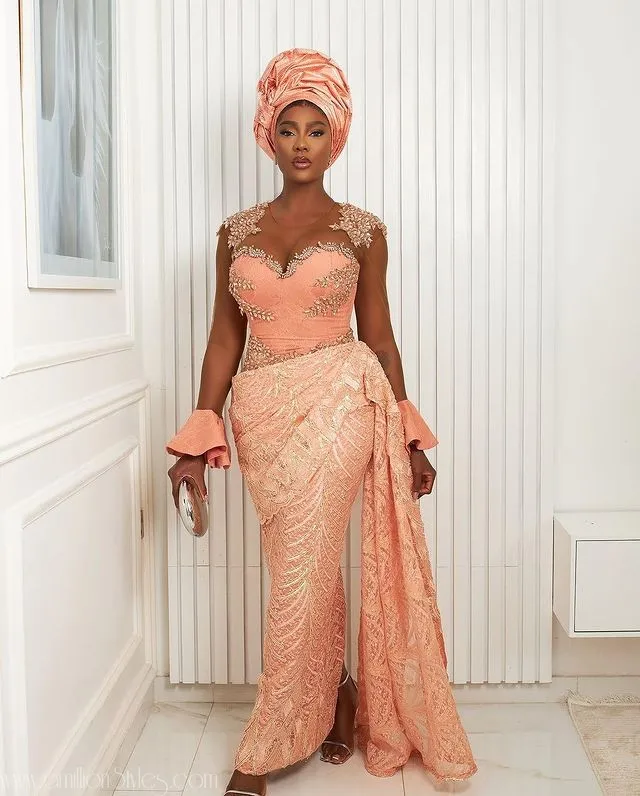 Nigerian Lace Asoebi Styles For Women- Volume 13