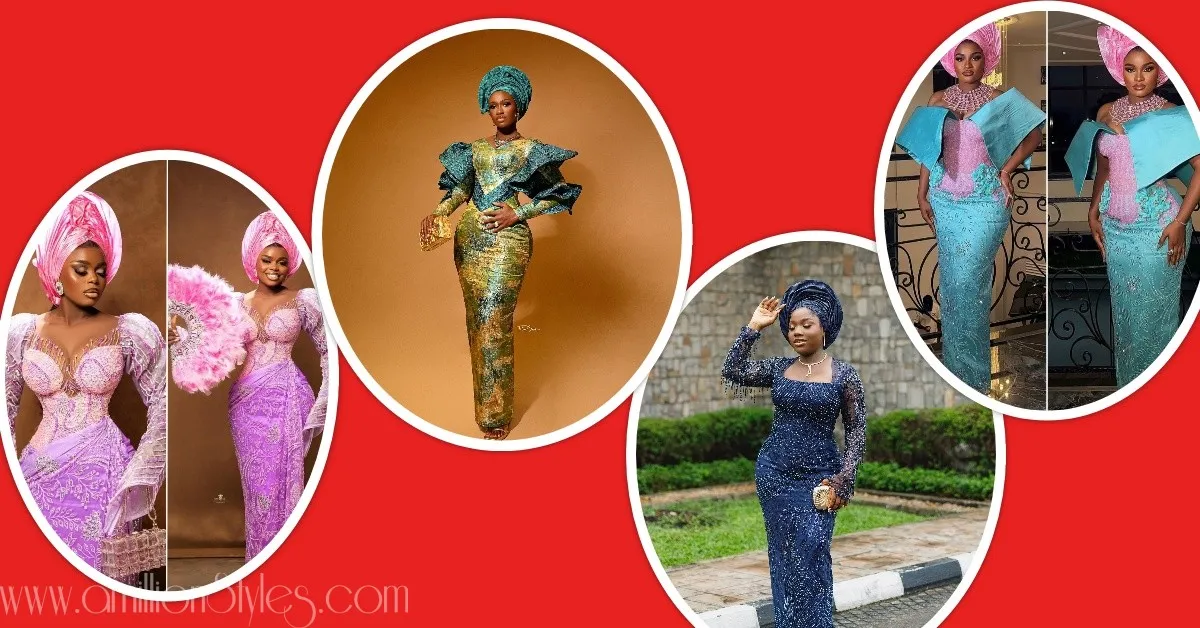 Nigerian Lace Asoebi Styles For Women- Volume 24