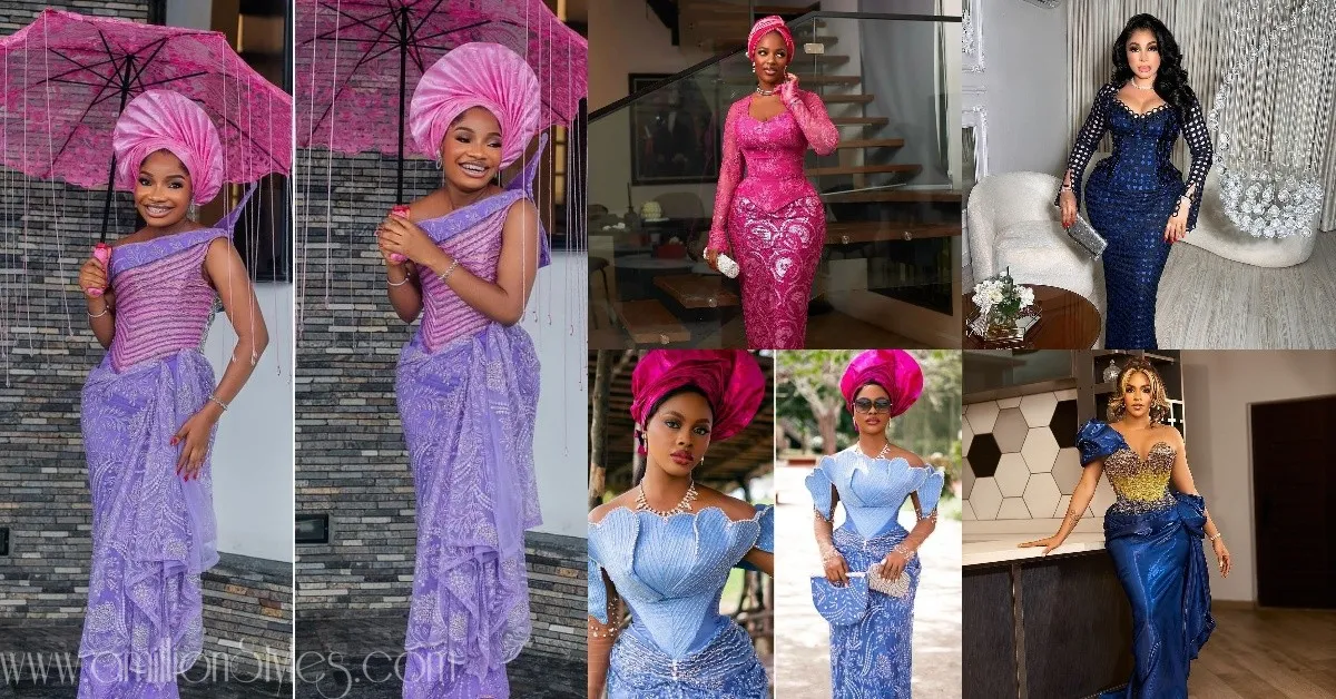 Nigerian Lace Asoebi Styles For Women- Volume 23
